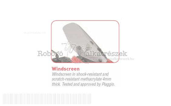 Gilera Nexus 250 (Euro 3) M354M 2007 ZAPM35400 Wind Screen