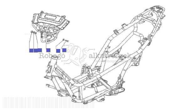 Gilera NEXUS 300 IE (EURO 3) M356M 2009-2014 ZAPM35600 Frame/Bodywork