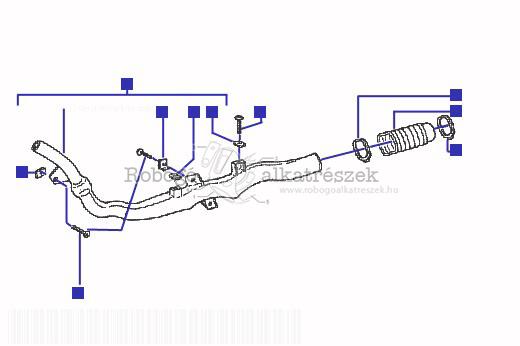 Gilera Runner 125 VX 2005 ZAPM24000 Megahajtás hűtés cső