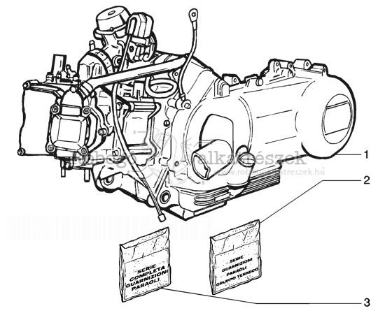 Gilera Stalker 2002-2005 ZAPC1300 Motor