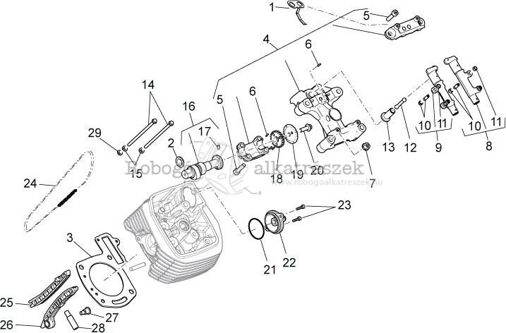 Moto Guzzi 1200 Stelvio Std-ntx 2011-2013 ZGULZG00 Lh Cylinder Timing System