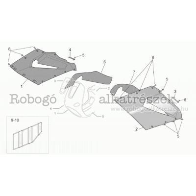 Central Body - Upper Fairings - Parts