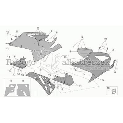 Front Body - Fairings I - Parts