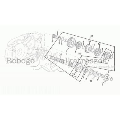 Gearbox Driven Shaft I - Parts