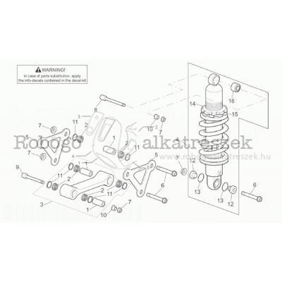 Connecting Rod - Rear Shock Abs. - Parts