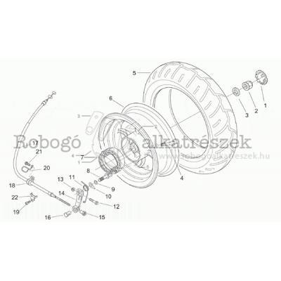 Rear Wheel - Drum Brake - Parts