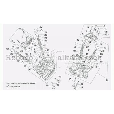Cylinder Head And Valves - Parts