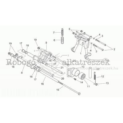Central Stand - Connecting Rod - Parts