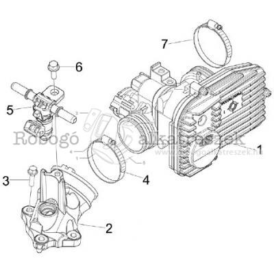 Throttle Body - Injector - Union Pipe