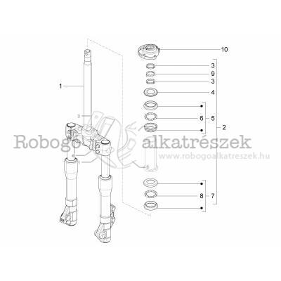 Fork-steering Tube - Steering Bearing Unit
