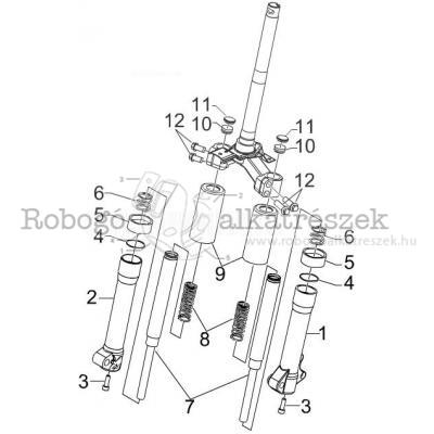 Front Fork Components (escorts)