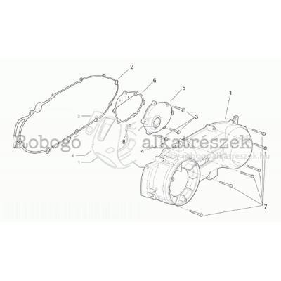 Clutch Side Cover - Parts